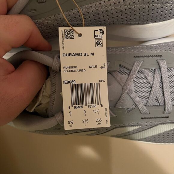 NWT Adidas Duramo SL Running Shoes Gray - Picture 5 of 5